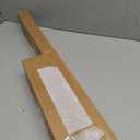 Ivilon Drapery Treatment Window Curtain Rod - Square Design 1 1/8 Rod. 28 to 48 Inch. Black
