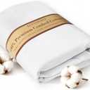 100% Combed Cotton Fabric by The Yard in Solid Color, White Fabric, 13 Options, for Quilting, Sewing, Crafts, Binding, Backing and Lining (White, 2/3 Yard pre Cut)