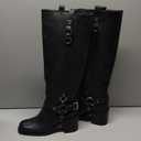 Steve Madden womens Elizah (8.5, Black Leather)