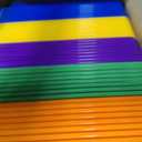 Sintuff 48 Pcs Classroom Paper Tray, Stackable Letter Size Bin, Multicolor
