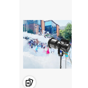 BIPOLARLIGHT Foam Machine for Party, Party Foam Machine with Water Tank, Foam Cannon for Garden, Pool, Indoor, Birthdays, Celebrations, and Backyard Events