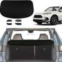 Cargo Cover for 2023 Honda HRV 2024 HR-V Trunk Cover Accessories Rear Trunk Security Cover Shielding Shade, Black