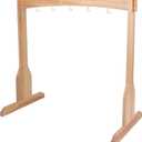Chime Stand, Gong Target Stand, Koshi Chime Stand can hold a gong or five Chimes, Chimes Stand is easy to assemble for Sound Healing, Meditation