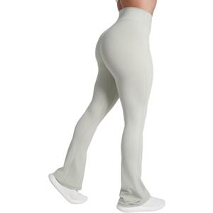 Sunzel High Waist Mini Flared Leggings for Women, Tummy Control Casual Flare Yoga Pants for Yoga Workout Gym (XL)