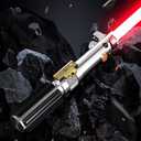 Pixel Lightsaber, Motion Control 39 Sets Sound Effects with 12 Colors Change Light Saber, Smooth Swing Metal Handle Lightsabers for Adults Cosplay Gifts (Pixel 39 Sets Sound Effects)