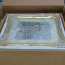 Funly mee Vintage 11x14 Picture Frame Antique Gold Photo Frame for Tabletop & Wall Mounted