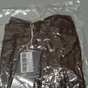 YYA Sheer Mesh Vest for Women Sexy Tank Club Top with Ruffled Hem & Stretchy Pleats S-XXL (Brown, L)