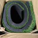 Dual-Turf Golf Mat 36mm: 5x4ft/5x5ft Extra Thick Golf Hitting Mats Practice Outdoor Indoor, High-Density Artificial Hitting Training Matt for Garage Chipping Driving Swing, Ideal Gifts for Men Dad