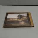 Framed Vintage Canvas Wall Art Decor, Landscape Farmhouse Wall Prints for Bedroom Bathroom Office, Rustic Posters for Living Room Aesthetic, Nature Painting Artwork