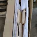 Ball & Cast Queen Size Murphy Bed,Murphy Bed Cabinet W/ 2 Four-Layer Shelves and 4 Drawers,Wall Bed W/LED Lights & Handle,Wood Folding Hidden Bed Frame for Guest Room,Bedroom,Living Room,White