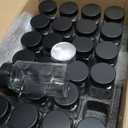 Glass Spice Jars with Adjustable Rotating Lids (24 Pack)  4oz Seasoning Jars with 240 Labels, Funnel & Brush  Airtight Spice Containers for Kitchen Organization