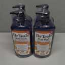 Dr Teal's Body Wash with Pure Epsom Salt, Glow & Radiance with Vitamin C & Citrus Essential Oils, 24oz (Pack of 4)