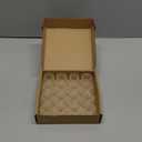 16pcs Chair Leg Protectors for Carpet, Round Chair Feet Glides Covers Caps Furniture Foot Sliders with Plastic Pads Damage-Free Move on Carpets (Fit:1-1/8"~1-7/16", Black)