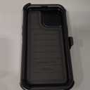 OtterBox iPhone 13 Pro (ONLY) Defender Series Case - Black, Rugged & Durable, with Port Protection, Includes Holster Clip Kickstand