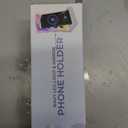 Wavy LED Light And Mirror Phone Holder