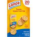 Lance Sandwich Crackers, Toasty Peanut Butter, 20 Individually Wrapped Packs, 6 Sandwiches Each (8.57 Ounce (Pack of 3))