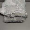 Ultra Soft Runner Rugs for Bedroom Hallways with Upgraded Non-Slip Rubber Backing & Thick Memory Sponge, 2x5 Feet Fluffy Shag Throw Area Rug for Bedside Dorm Tie-dye Light Grey