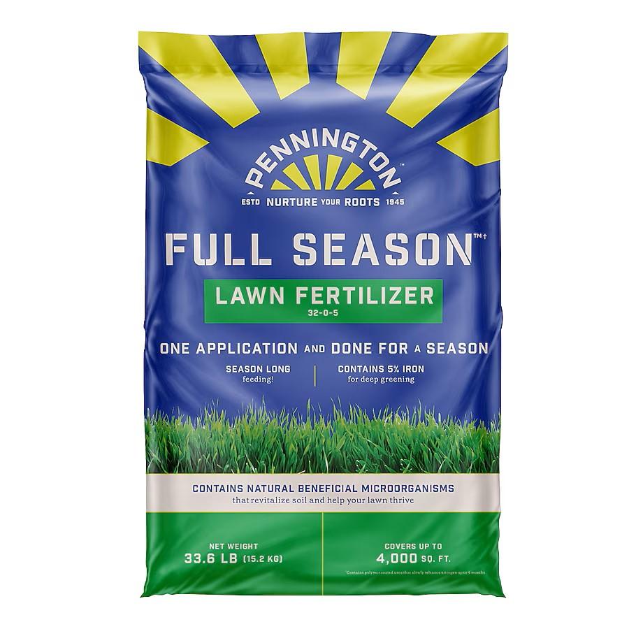 Pennington Full Season Lawn Fertilizer 32-0-5 4M 11.2lb Exp Sep 25, 2025
