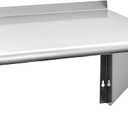 HALLY SINKS & TABLES H Stainless Steel Shelf 18 x 24 Inches, 300 lb, Commercial Wall Mount Floating Shelving for Restaurant, Kitchen, Home and Hotel