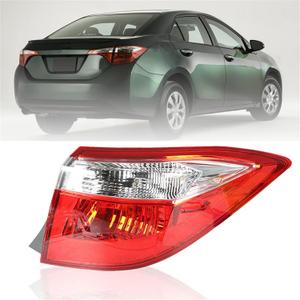 Silscvtt Outer Passenger Side Rear Brake Tail Light Assembly Replacement for Corolla 2014-2016 Right Tail Lamp 8155002751 TO2805118