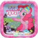 American Greetings My Little Pony Party Supplies, Paper Dessert Plates (40-Count)