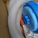 Standard Series Above Ground Pool Filter Pump - 800 GPH Flow Rate | Rapid Circulation & Micro-Debris Filtration, Pool Cartridge Filter Pump System - Keep Water Crystal Clean & Clear-Deep Blue