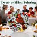 2 x Red Cardinal Ornament | Christmas Ornaments, Christmas Decorations, Hanging Ornaments for Tree, Red Bird Decor Gift | Cardinal Memorial Gifts, Bird Lover Gifts | Gift Exchange Ideas