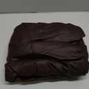 Leather Look Couch Cushion Covers Sofa Seat Slipcovers Sets Couches Furniture Protector for Sectional Armchair Loveseat Pets Kids Stretch Spandex Fabric (3 Cushion Sofa, Chocolate)