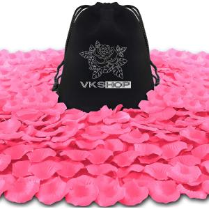 4500 Pack Pink Rose Petals,Artificial Roses Flower Petals for Romantic Night,Valentine's and Weddings