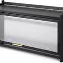 Wall Cabinet, Medicine Cabinet, Metal Cabinet with Large Capacity, Matches Variety of Decors, (83*27*35cm, Black)