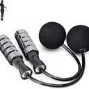 Jump Rope, Training Ropeless Skipping Rope for Fitness, Adjustable Weighted Cordless Jump Rope for Men and Women