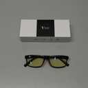 VMJFBJ Blue Light Blocking Glasses For Men/Women Anti-Fatigue Computer Monitor Gaming Improve Sleep Reduce Eye Strain Gamer Glasses (Black)