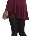 No nonsense Women's Super Opaque Control-Top Tights, Black/Steel, Large