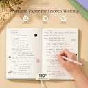 Butterfly Journal for Girls Women Journals for Writing 256 Pages 100GSM Green A5 Notebook PU Leather Cute Diary, Teens Ages 8-12