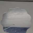 DARENYI Round Wavy Mirror for Wall Decor, 12 inch Wavy Edge Acrylic Circle Scalloped Wall Mirror for Bathroom, Bedroom, Living Room, Entryway, Home Decor (11.8"L x 11.8"W)