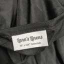 Lann's Linens Black tablecloth 90"x156"