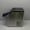 30 lb. UltraSonic Nugget Portable Countertop Ice Maker in Stainless Steel