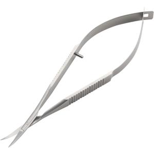 Professional Cuticle Scissors Curved,4.5"" Sharp Stainless Steel Cuticle Trimmer Cutter, Small Beauty Scissors For Trimmer Eyebrows, Eyelashes, Nose Hair Scissors Trimmer, Embroidery Sewing Scissor