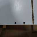 L Shaped Desk with Lift Top, 65" Adjustable Standing Desk with File Drawer, Corner Computer Desks with Storage Shelves, White