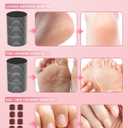 Upgrade Electric Foot Callus Remover, 2 in 1 Rechargeable Electric Callus Remover for Feet, 12 Adjustable Speed Foot File with 70 pcs Sandpaper Disk for Nail Care/Removal of Dead Skin Calluses, Pink