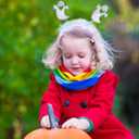 3 Pack Halloween Ghost Headband, Sparkly Bopper Ghost Hair Accessories w/Silver Tinsel | Fun Animated Look | Lightweight & Comfortable | One Size Fits Most Teens & Adults - Pink, Purple & White