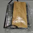 Ofiray-home Magnetic Shelf for Fridge with Wood Lid, Fruit Potato and Onion Storage Bins, Pantry Organizers & Storage, Large Container Magnetic Spice Rack for Refrigerator, Kitchen Counter (Black, 1)