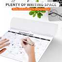 2 x Wall Calendar 2026-2027, Jan 2026 to Jun 2027, 18 Months Calendar 14.7 * 11 Inch, Wall Calendar for Home or Office Planning and Organizing-White