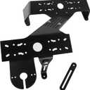 Universal Boat Electronics Mount Aluminum Dual Marine Electronics & Fish Finder Mount for Garmin, Lowrance, Humminbird