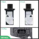 Upgraded Mass Air Flow Sensor for Nissan Altima 2.0L 2.5L 2019-2025 / Pathfinder 2022-2025 / Sentra 2020-2025 / Rogue 2021 & Infiniti QX50 2019-2023 OE# 22680-5NA0A AFH60M-53 22680-6CT0A