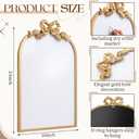 Wesiti 24 x 16 Bow Magnetic Dry Erase White Board with Marker for Wall
Retro Gold Arched Frame Baroque Metal Decorative Cute Organization Modern Whiteboard, Wall Mounted for Bedroom Dorm Home