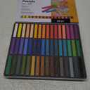 Mont Marte Soft Pastels in Tin Box Signature 48pc, 48 Assorted Colors, Vibrant Pastel Sticks, Great Blending, Comes in Storage Case, Ideal for Art, Craft, Coloring and Sketching (48 Count (Pack of 1), Multicolor)