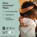 The Honest Company Hypoallergenic Multi-Use Baby Wipes for Sensitive Skin, Geo Mood, 288 Count