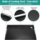 Full Size Griddle for Weber Old Spirit 200 Series, Flat Top Griddle for Spirit E/S 200 & 210 with Side Control Panel, Spirit 500, Genesis Silver A Gas Grills, Replace for 7521 7522 7523 65904 65905