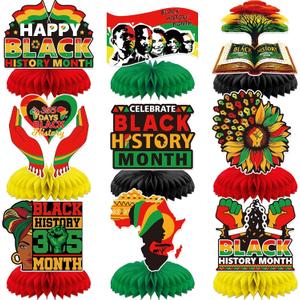 2 x Black History Centerpieces Black History Month Decorations Black History Decorations Black History Month Table Decorations Black History Month Centerpieces for Black History Month Party Supplies